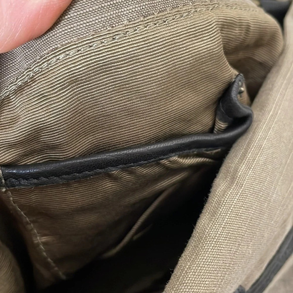 NEW Joe's Jeans bucket purse beachy summer army khaki black crossbody bag boho - Picture 10 of 10